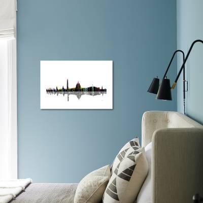 Washington Dc Skyline Bw 2 Giclee Print Marlene Watson Art Com