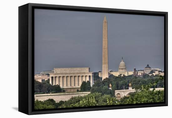 Washington Dc Skyline-Matthew Carroll-Framed Premier Image Canvas