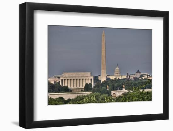 Washington Dc Skyline-Matthew Carroll-Framed Photographic Print
