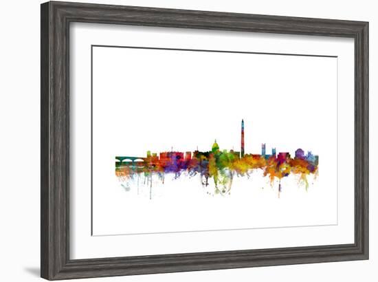 Washington DC Skyline-Michael Tompsett-Framed Art Print