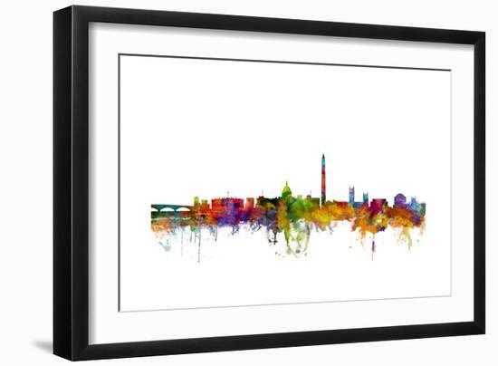 Washington DC Skyline-Michael Tompsett-Framed Art Print