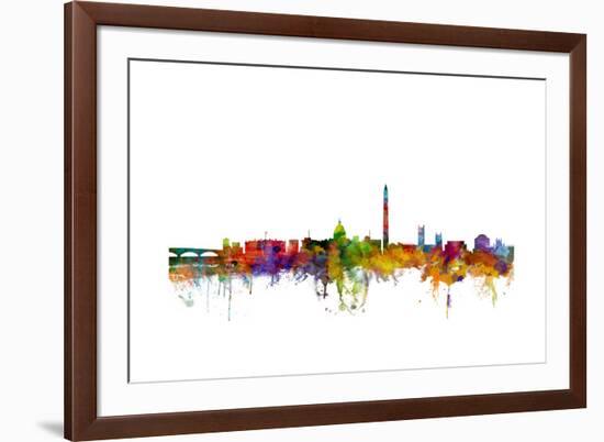 Washington DC Skyline-Michael Tompsett-Framed Art Print