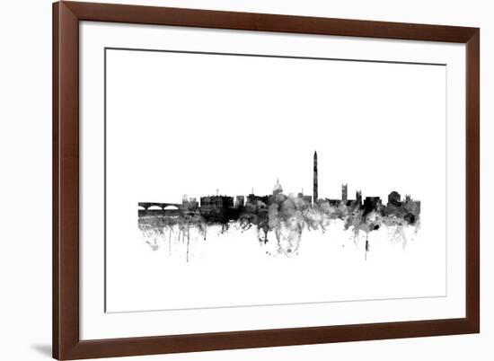 Washington DC Skyline-Michael Tompsett-Framed Art Print