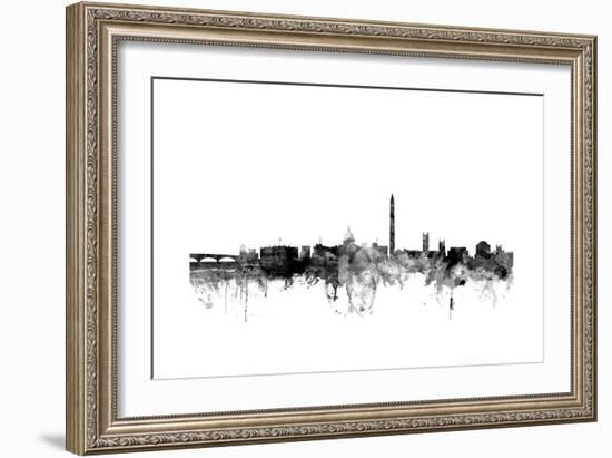 Washington DC Skyline-Michael Tompsett-Framed Art Print