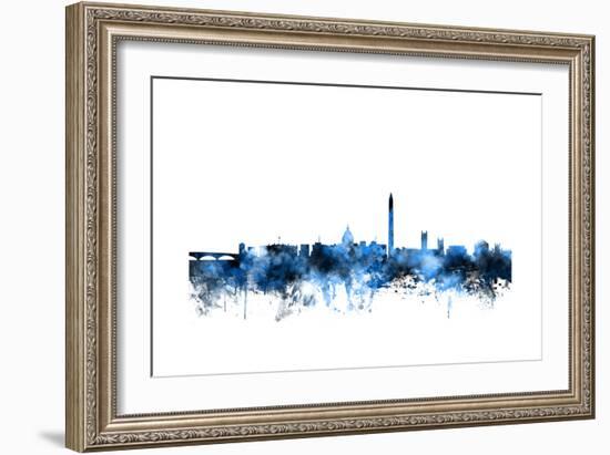 Washington DC Skyline-Michael Tompsett-Framed Art Print