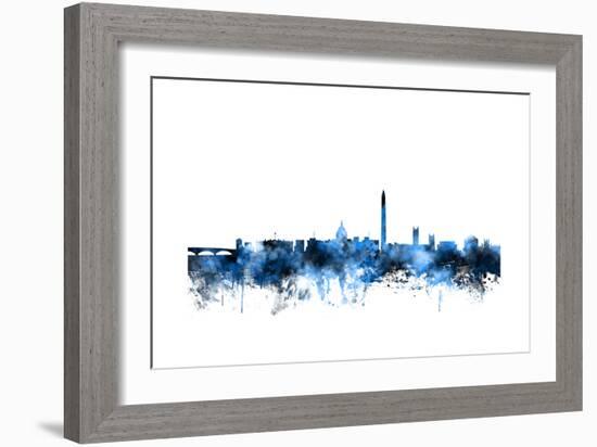 Washington DC Skyline-Michael Tompsett-Framed Art Print