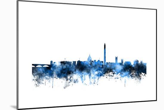 Washington DC Skyline-Michael Tompsett-Mounted Art Print