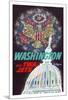 Washington DC - Trans World Airlines Fly TWA Jets - American Eagle Freedom Fireworks-null-Mounted Giclee Print