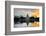 Washington Dc, United States Capitol Building with Mirror Reflection in Sunrise-Orhan-Framed Photographic Print