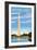 Washington, DC - Washington Monument-Lantern Press-Framed Art Print