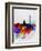 Washington DC Watercolor Skyline 1-NaxArt-Framed Art Print
