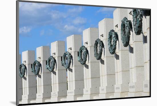 Washington DC - World War II Memorial-Orhan-Mounted Photographic Print