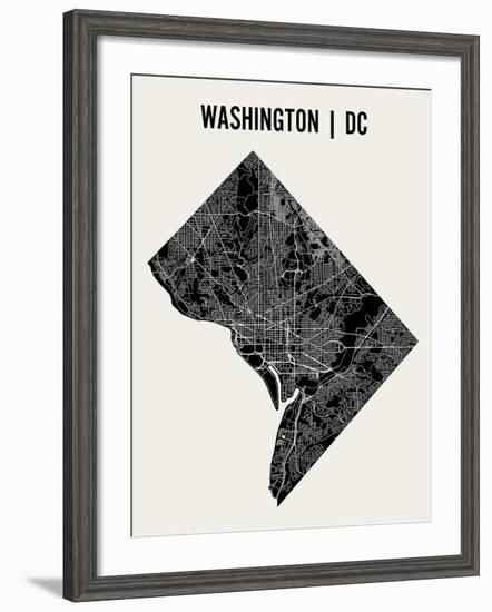 Washington DC-Mr City Printing-Framed Art Print