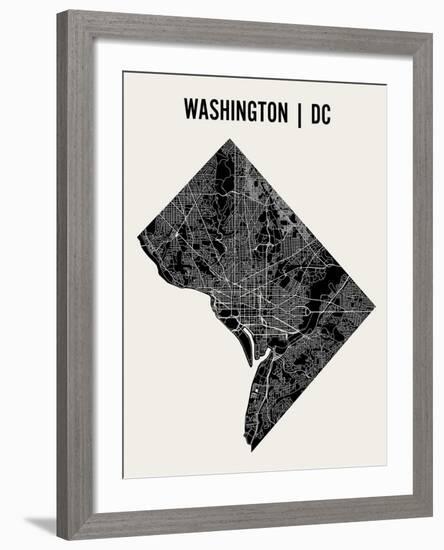 Washington DC-Mr City Printing-Framed Art Print
