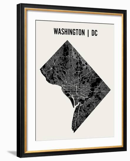 Washington DC-Mr City Printing-Framed Art Print