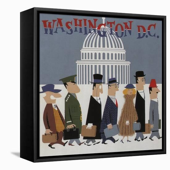 Washington DC-null-Framed Premier Image Canvas