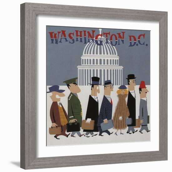 Washington DC-null-Framed Giclee Print