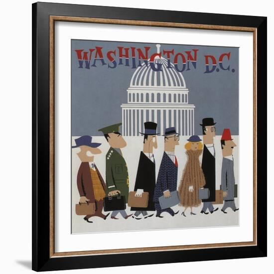 Washington DC-null-Framed Giclee Print