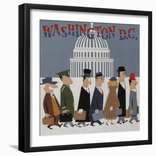 Washington DC-null-Framed Giclee Print