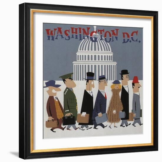 Washington DC-null-Framed Giclee Print