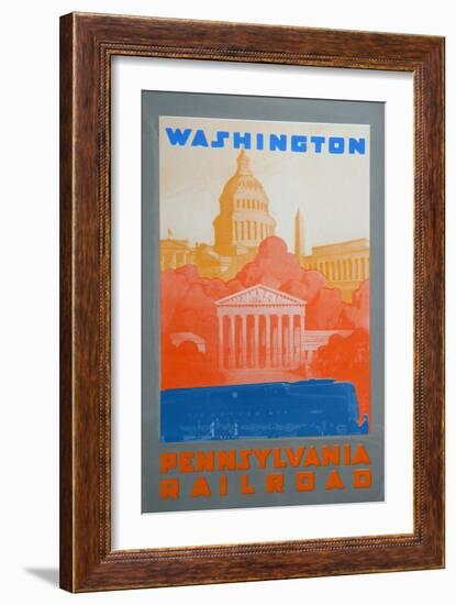 Washington DC-David Studwell-Framed Giclee Print
