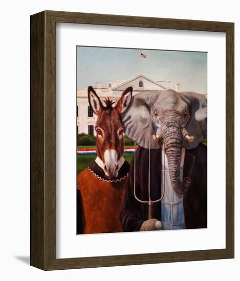 Washington Gothic-Lucia Heffernan-Framed Art Print