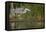Washington, Great Blue Heron Stalks for Food on Union Bay, Lake Washington, Seattle-Gary Luhm-Framed Premier Image Canvas