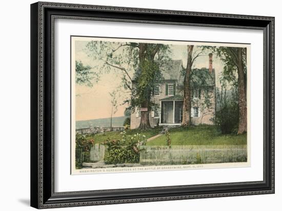 Washington Headquarters at Battle of Brandywine, New York-null-Framed Art Print