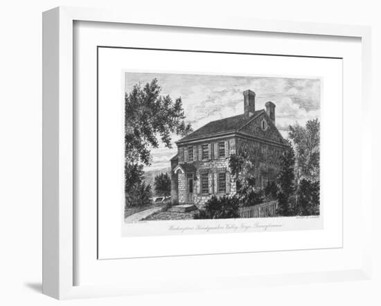 Washington: Headquarters-A. Barry-Framed Giclee Print