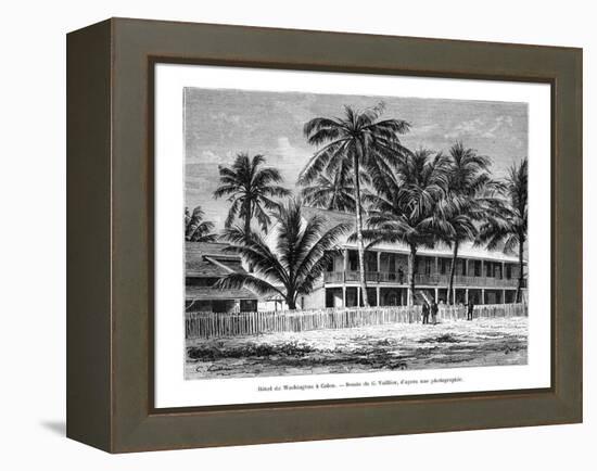 Washington Hotel, Colón, Panama, 19th Century-Vuillier-Framed Premier Image Canvas