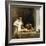 Washington Irving (1783-1859) Researching Columbus in the Convent of Rabida, 1828-29-Sir David Wilkie-Framed Giclee Print