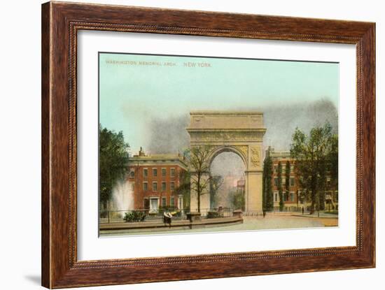 Washington Memorial Arch, New York City-null-Framed Art Print