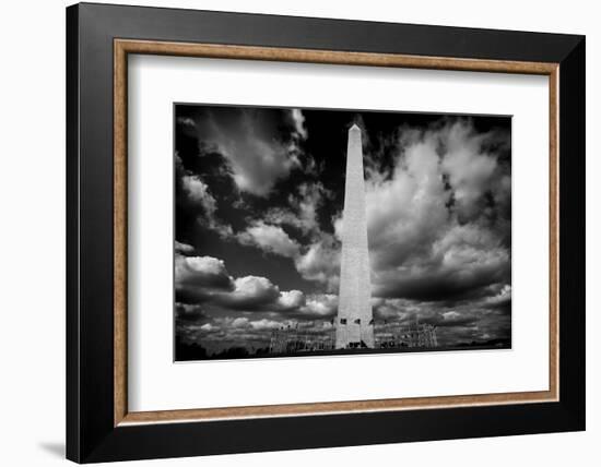 Washington Monument 1 BW-John Gusky-Framed Photographic Print