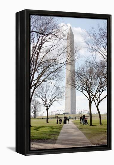 Washington Monument DC-null-Framed Stretched Canvas