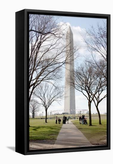 Washington Monument DC-null-Framed Stretched Canvas