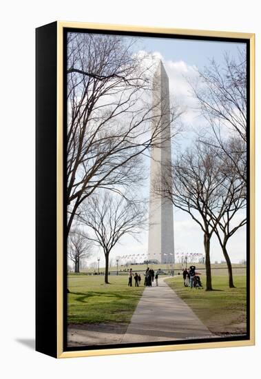 Washington Monument DC-null-Framed Stretched Canvas