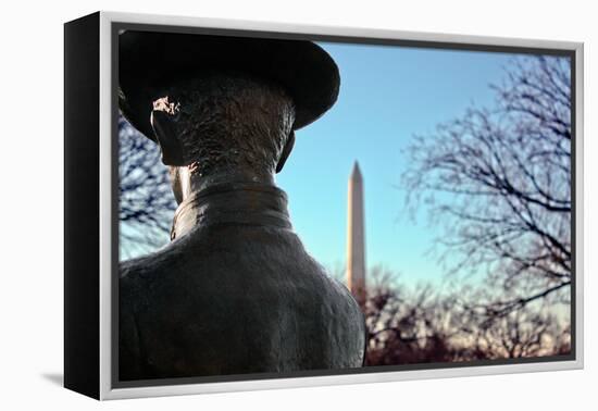 Washington Monument DC-null-Framed Stretched Canvas