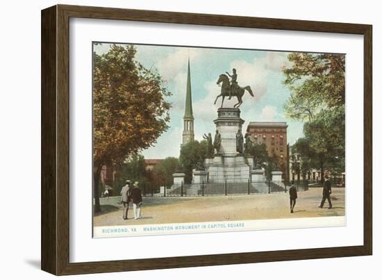 Washington Monument, Richmond, Virginia-null-Framed Art Print