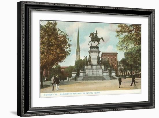 Washington Monument, Richmond, Virginia-null-Framed Art Print