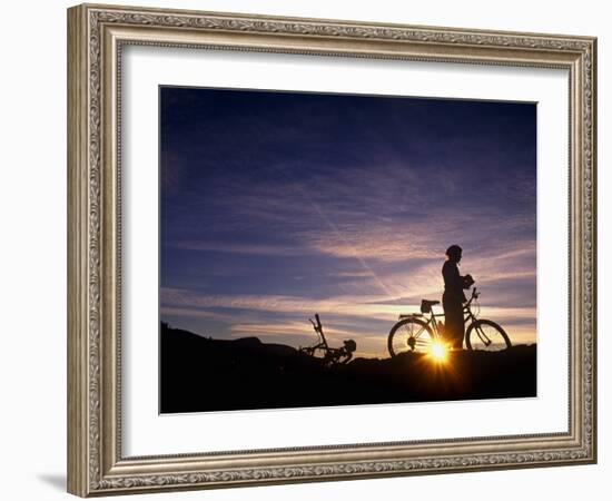 Washington, Mountain Biking, Wenatchee Valley, Washington State, USA-Paul Harris-Framed Photographic Print