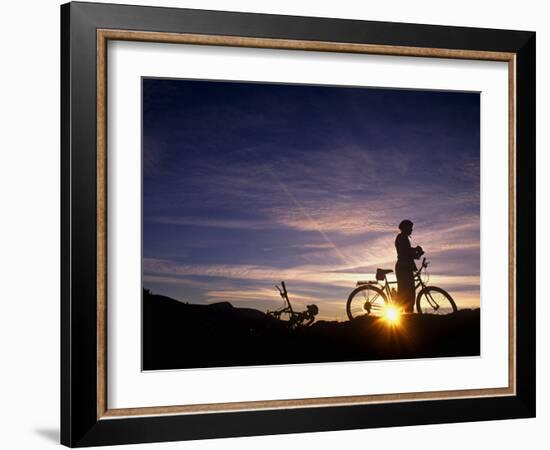 Washington, Mountain Biking, Wenatchee Valley, Washington State, USA-Paul Harris-Framed Photographic Print