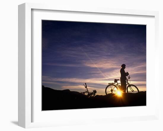 Washington, Mountain Biking, Wenatchee Valley, Washington State, USA-Paul Harris-Framed Photographic Print