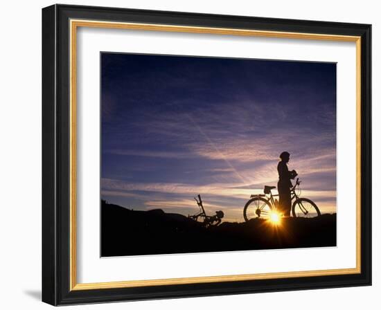 Washington, Mountain Biking, Wenatchee Valley, Washington State, USA-Paul Harris-Framed Photographic Print