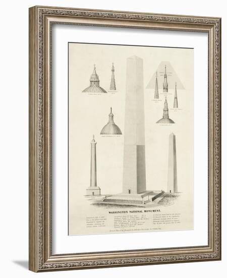 Washington National Monument-null-Framed Giclee Print