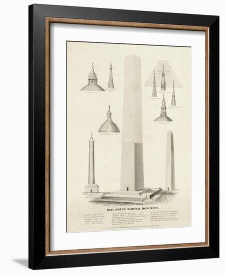 Washington National Monument-null-Framed Giclee Print