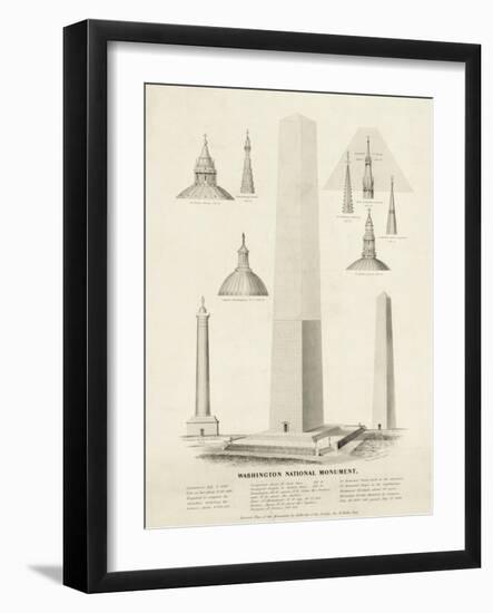 Washington National Monument-null-Framed Giclee Print