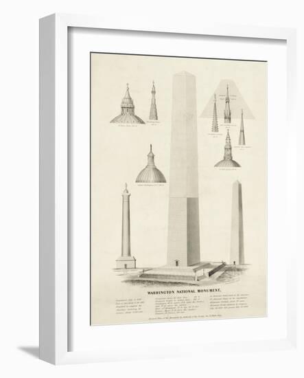 Washington National Monument-null-Framed Giclee Print