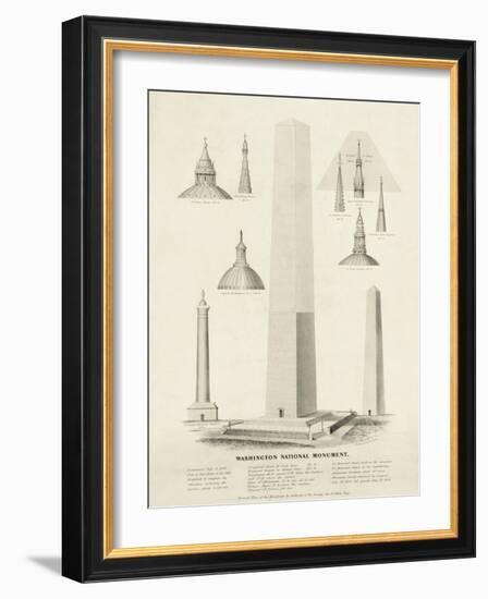 Washington National Monument-null-Framed Giclee Print