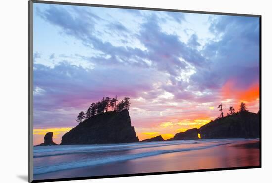 Washington, Olympic National Park. Second Beach at Sunset-Jaynes Gallery-Mounted Photographic Print