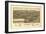 Washington - Panoramic Map of Dayton-Lantern Press-Framed Art Print